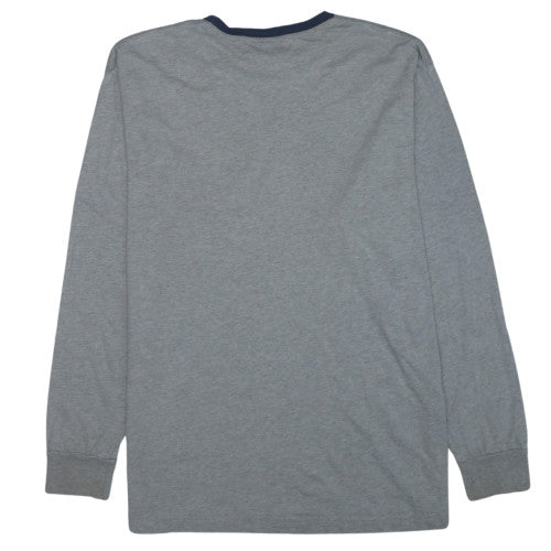 Polo Sport Ralph Lauren Men's Grey Long Sleeve Cotton Top Size M