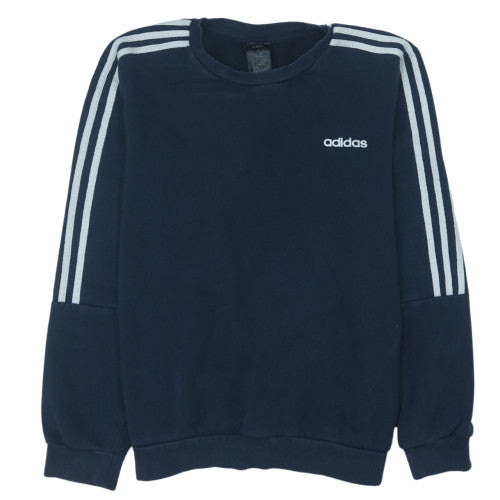 Adidas Men's Blue Crew Neck Pullover Sweatshirt Size L
