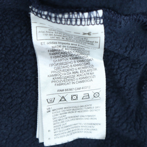 Adidas Men's Blue Crew Neck Pullover Sweatshirt Size L