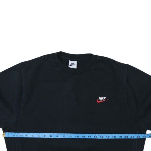 Nike Men's Black Small Pullover Sweatshirt Crew Neck Fleece
