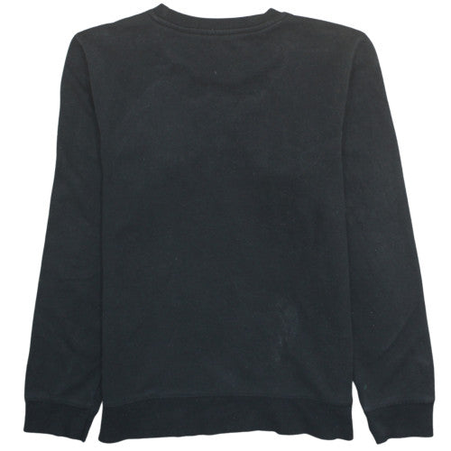 Champion Womens Black XL Pullover Sweatshirt with Logo Detail