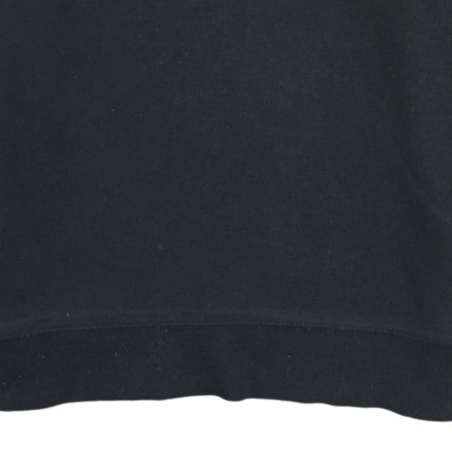 Champion Womens Black XL Pullover Sweatshirt with Logo Detail