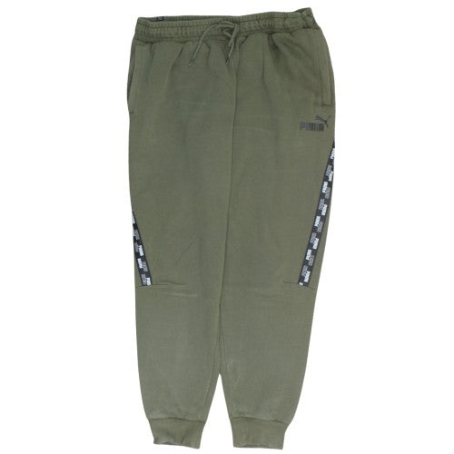 Puma Men's Green XL Jogger Trousers Fleece Activewear