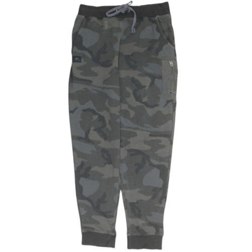 Alpha Industries Men's Grey Camouflage Jogger Trousers Size M