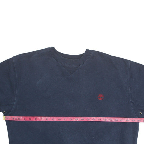 Timberland Men’s Blue Crew Neck Sweatshirt L Pullover Fleece