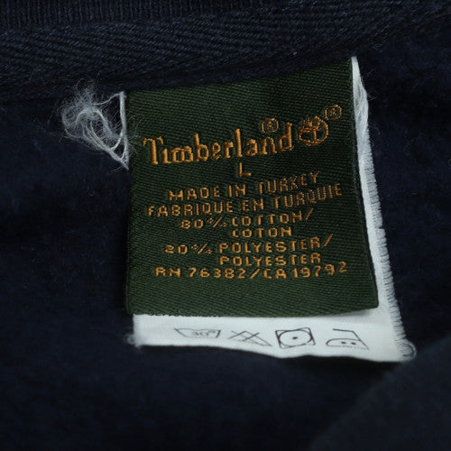 Timberland Men’s Blue Crew Neck Sweatshirt L Pullover Fleece