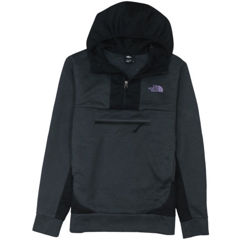 The North Face Men's Black 1/2 Zip Hoodie Fleece Pullover M