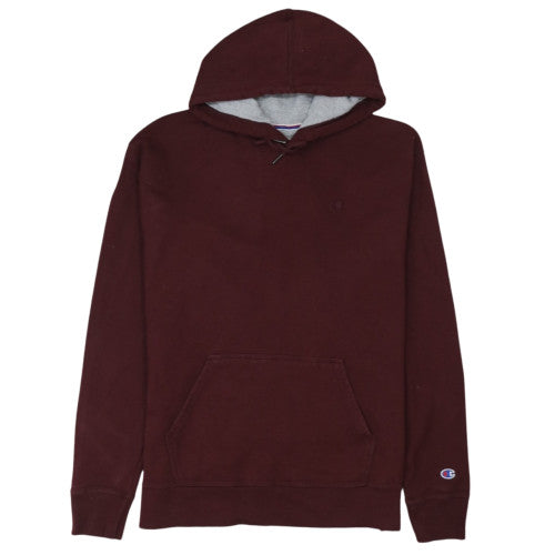 Champion Men's Brown Pullover Hoodie L Regular Fit Sportswear