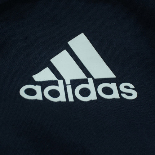 Adidas Men's Blue Full Zip Hoodie Size M Fleece Sportswear