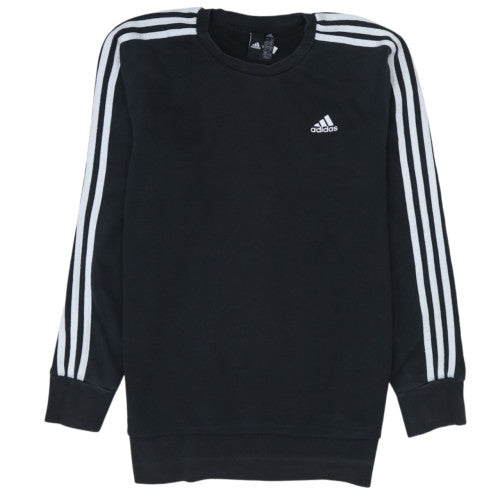 Adidas Men's Black Crew Neck Pullover Sweatshirt Size M