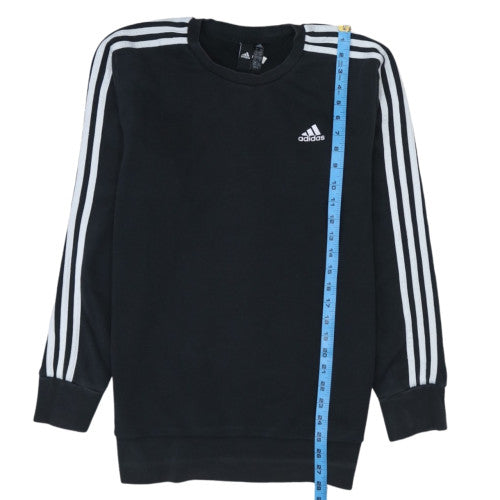 Adidas Men's Black Crew Neck Pullover Sweatshirt Size M