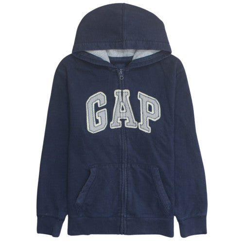 GAP Kids Boys Navy Blue Full Zip Hoodie XXL (14-16) Cotton Blend