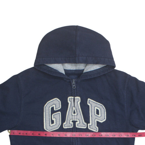 GAP Kids Boys Navy Blue Full Zip Hoodie XXL (14-16) Cotton Blend