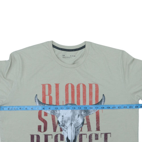 Under Armour Men’s Beige XL Blood Sweat Respect Graphic T-Shirt