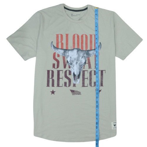 Under Armour Men’s Beige XL Blood Sweat Respect Graphic T-Shirt