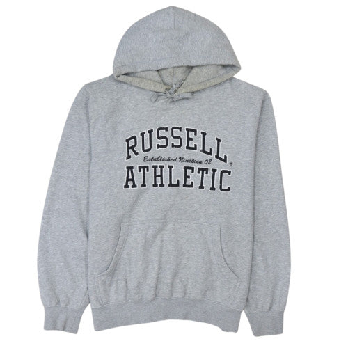 Russell Athletic Men's Grey Pullover Hoodie L Sports Style