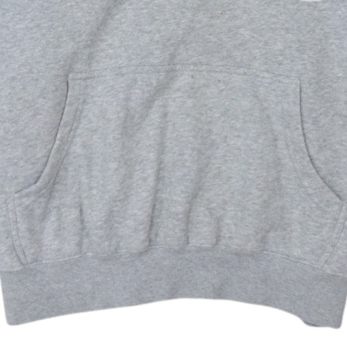 Russell Athletic Men's Grey Pullover Hoodie L Sports Style
