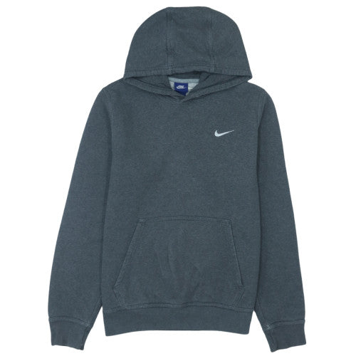 Nike Men’s Grey Pullover Hoodie Size M Fleece Lined Sportswear