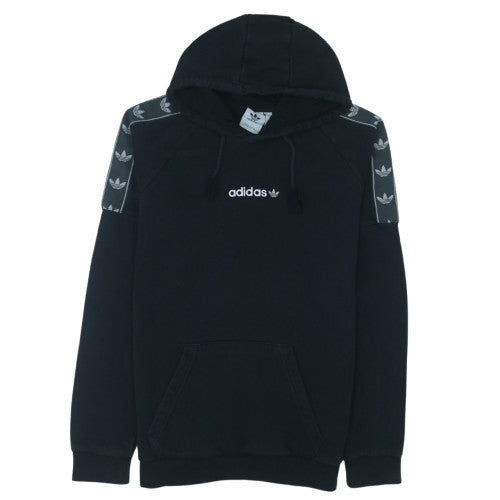 Adidas Men's Black Pullover Hoodie Medium Fleece Sportswear