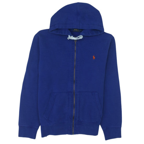 Ralph Lauren Men's Blue Full Zip Hoodie Size L