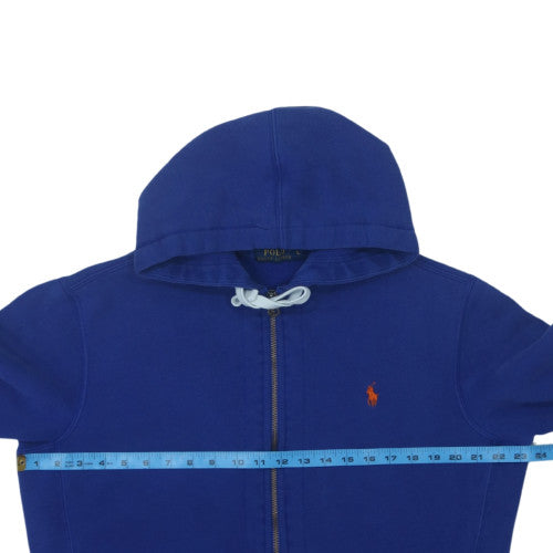 Ralph Lauren Men's Blue Full Zip Hoodie Size L