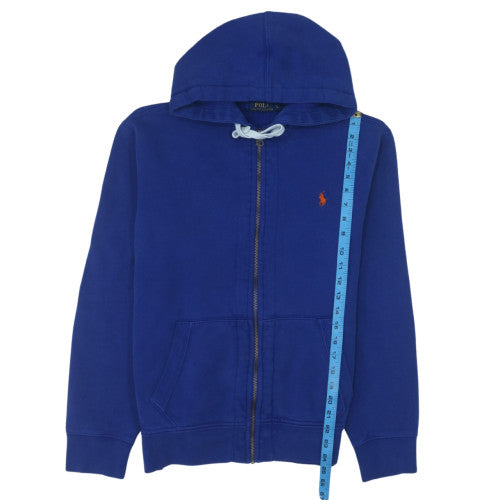 Ralph Lauren Men's Blue Full Zip Hoodie Size L