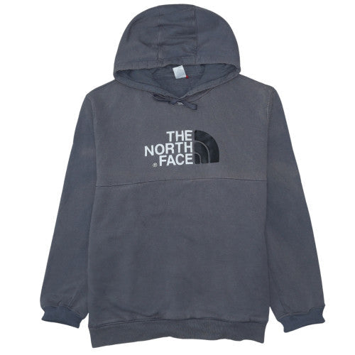 The North Face Men's Grey 2XL Pullover Hoodie - Outdoor Cotton Sweatshirt