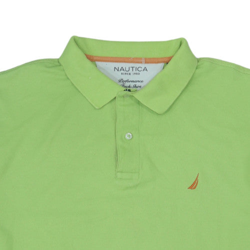 Nautica Men's Green Classic Fit Performance Polo Shirt XL
