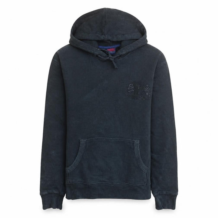 Superdry Men's Black Pullover Hoodie Size M Regular Fit Fleece