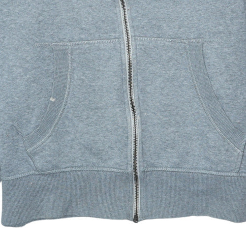 Converse Men’s Grey Full Zip Hoodie M Regular Fit All Star Logo