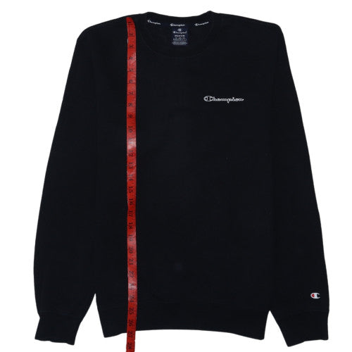 Champion Men's Black Medium Crew Neck Pullover Sweatshirt