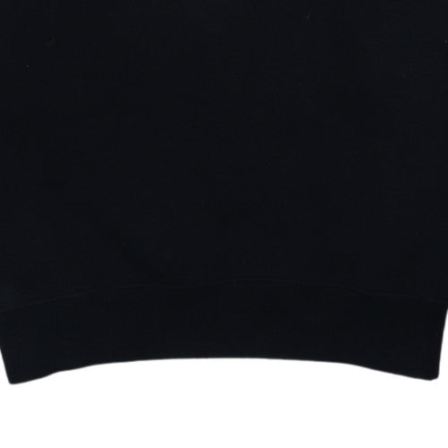 Champion Men's Black Medium Crew Neck Pullover Sweatshirt