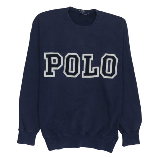 Polo Ralph Lauren Men's Navy Blue Crew Neck Sweatshirt M