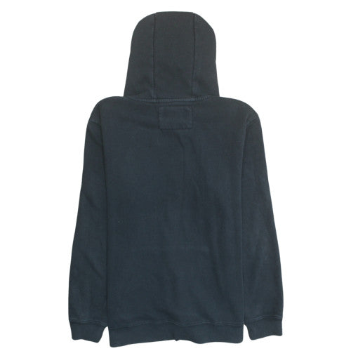 Quiksilver Men's Black Pullover Hoodie Medium Surf Style Fleece