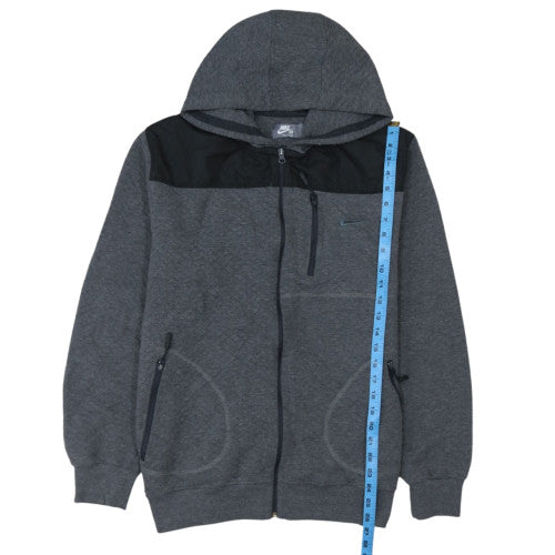 Nike SB Womens Grey Full Zip Hoodie XXL - Hooded Fleece Sweatshirt
