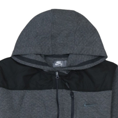 Nike SB Womens Grey Full Zip Hoodie XXL - Hooded Fleece Sweatshirt