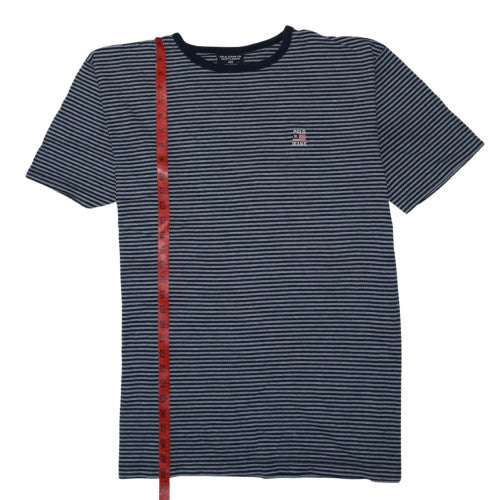 Ralph Lauren Polo Jeans Men's Navy Striped Cotton T-Shirt Size L
