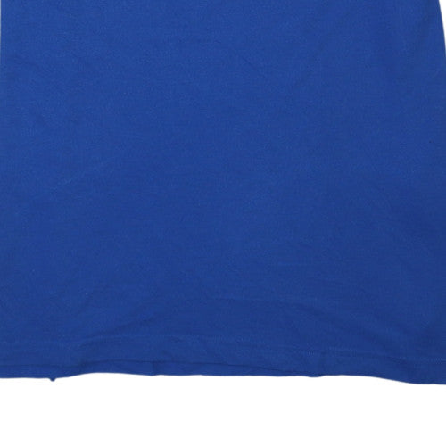Under Armour Men's Blue HeatGear Polo Shirt XL Loose Fit