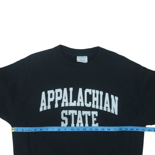 Champion Men's Black Medium Pullover Sweatshirt Appalachian State