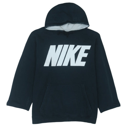 Nike Mens Black XL Pullover Hoodie with Large Logo