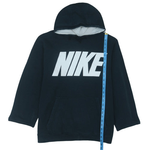 Nike Mens Black XL Pullover Hoodie with Large Logo