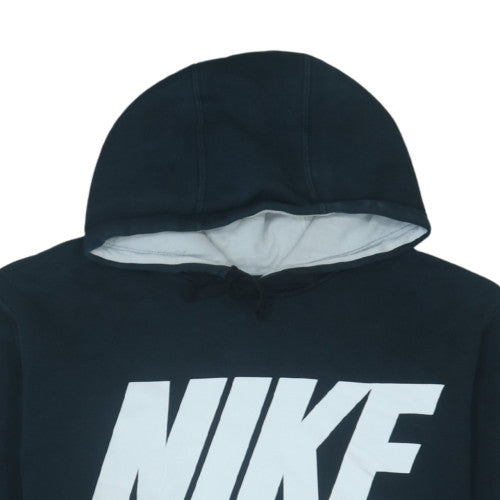Nike Mens Black XL Pullover Hoodie with Large Logo