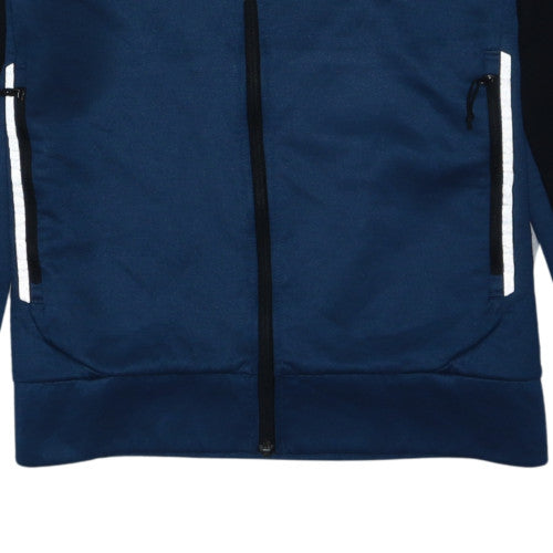 The North Face Mens Blue Full Zip Hoodie Size L Outdoor Fleece