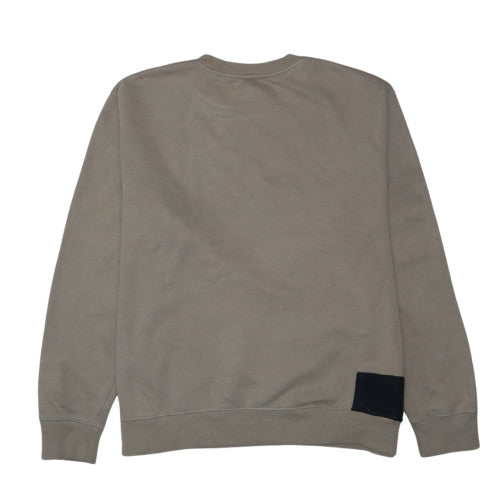 Nike Men's Brown Logo Crew Neck Pullover Sweatshirt Size L