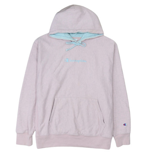 Champion Men's Pink Reverse Weave Pullover Hoodie XL