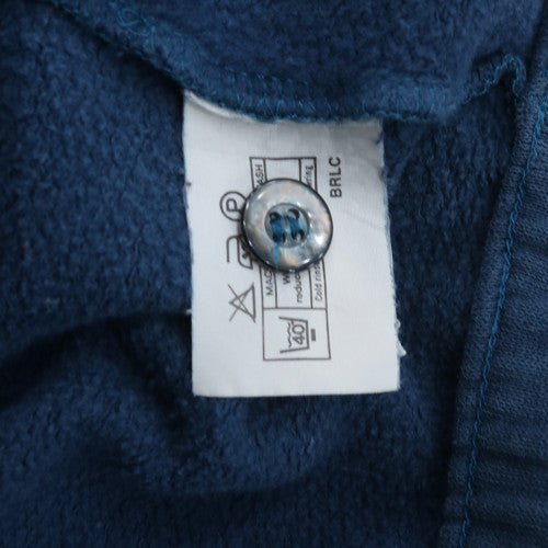 Burberrys Blue Long Sleeve Polo Shirt Men 2XL Cotton Vintage