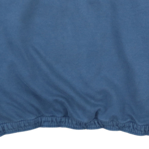 Burberrys Blue Long Sleeve Polo Shirt Men 2XL Cotton Vintage