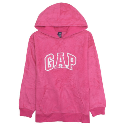 GAP Kids Pink Pullover Hoodie Women Teens Size 14-16 Logo Design