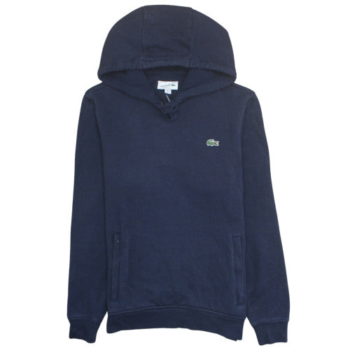 Lacoste Men's Navy Blue Classic Fit Pullover Hoodie Size S