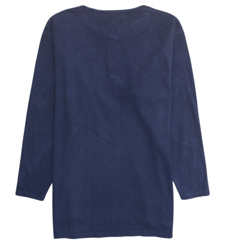 Timberland Mens Blue Henley Sweatshirt Size M Weathergear